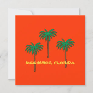 KISSIMMEE, FLORIDA Palm Trees Card