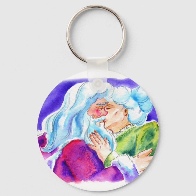 Kissin' Clauses Key Ring (Front)