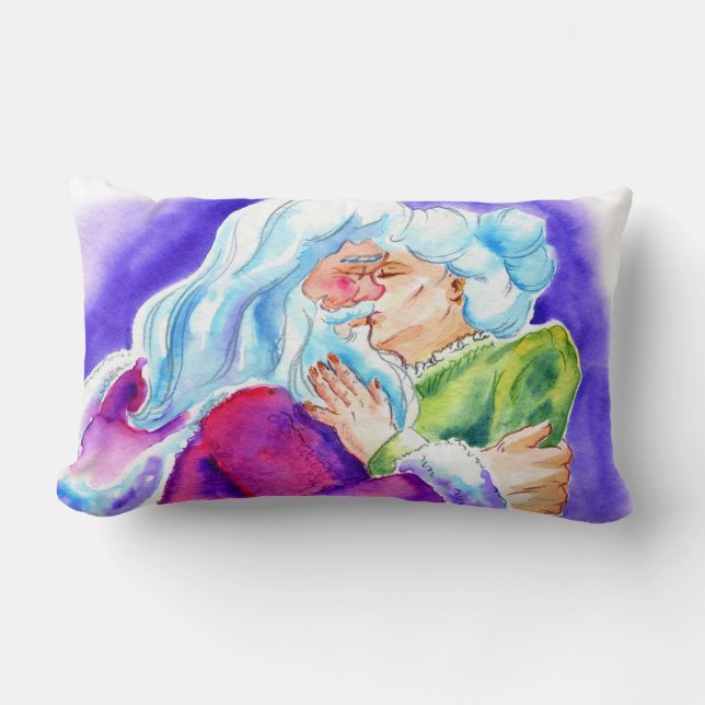 Kissin' Clauses Lumbar Cushion (Front)