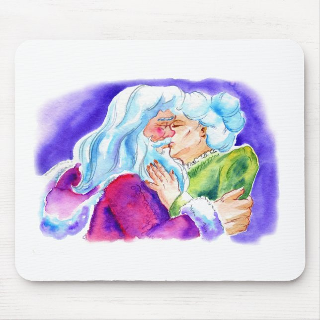 Kissin' Clauses Mouse Pad (Front)