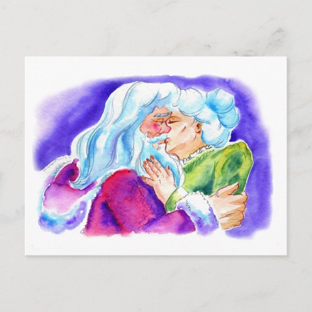 Kissin' Clauses Postcard (Front)