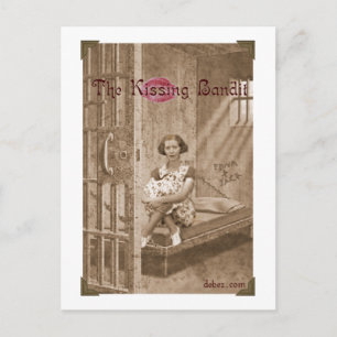 Kissing Bandit Postcard
