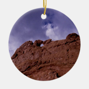Kissing Camels Ceramic Ornament