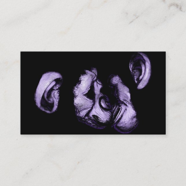 kissing chimpanzees business card (Front)