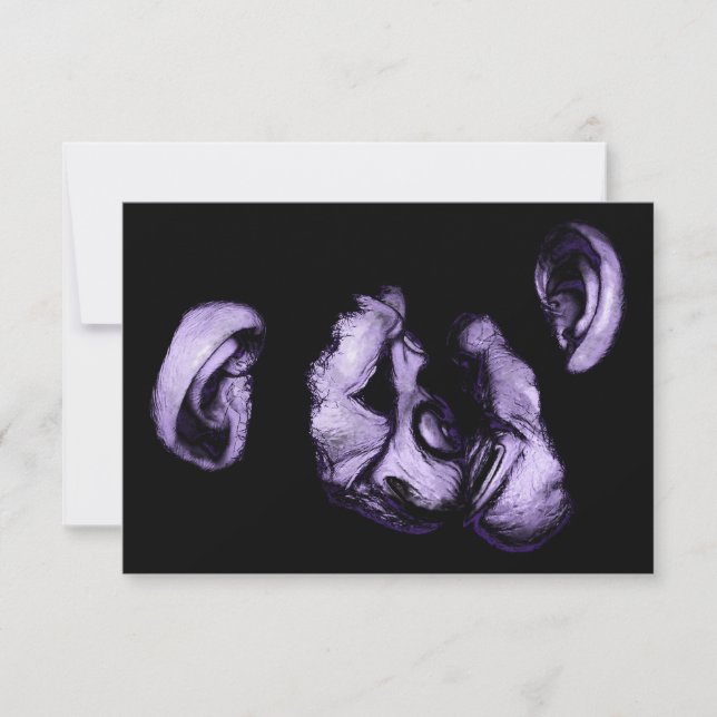 kissing chimps invitation (Front)