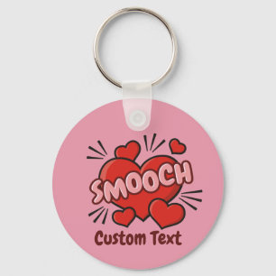 Kissing Comic Sound Effect Keychain