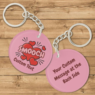 Kissing Comic Sound Effect Keychain