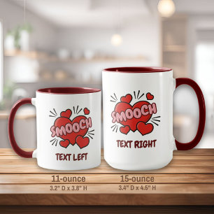 Kissing Comic Sound Effect Mug