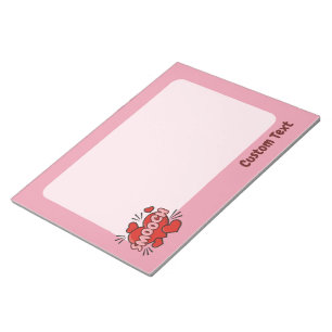 Kissing Comic Sound Effect Notepad