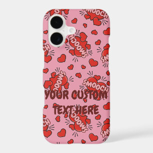 Kissing Comic Sound Effect Pattern