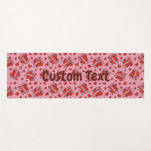 Kissing Comic Sound Effect Pattern Yoga Mat