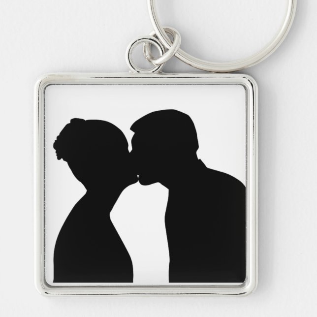 KISSING COUPLE KEY RING (Front)