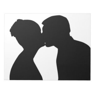 KISSING COUPLE NOTEPAD