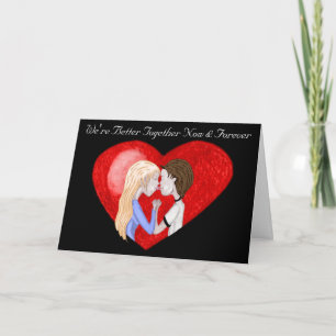 Kissing Couple (Valentine) Card