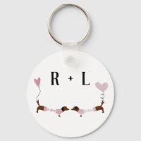 Kissing Dachshunds Sweet Dog Love Custom Name