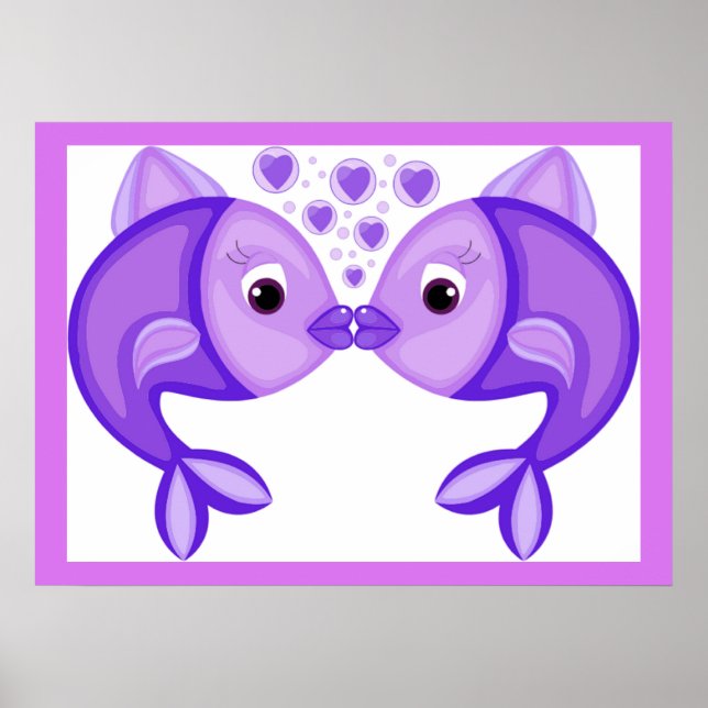 KISSING FISH POSTER (Front)