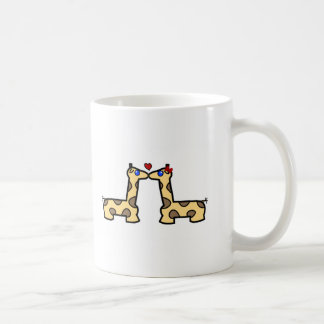 Kissing Giraffes Coffee Mug