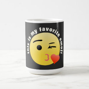 Kissing Heart Emoji Coffee Mug