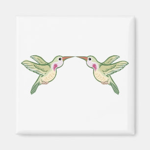 Kissing Hummingbirds Magnet