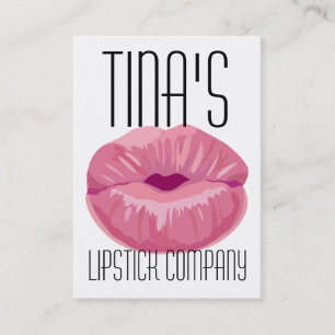 Kissing Lips Business Card