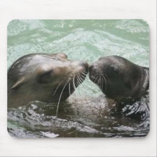 Kissing Mum Mouse Pad