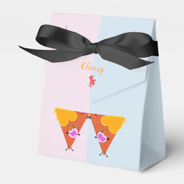 Kissing Nacho Valentines Favour Box (Front Side)