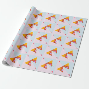 Kissing Nacho Valentines Wrapping Paper