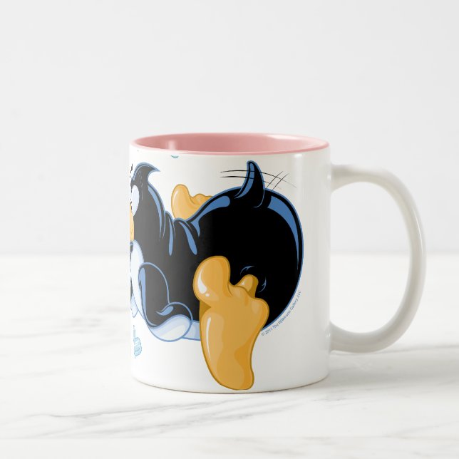 Kissing Penguins Coffee Mug (Right)
