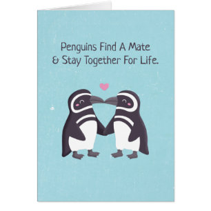 Kissing Penguins, Funny You Are My Penguin Husband