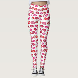 Kissing Red lips Thunder_Cove Leggings