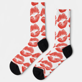 Kissing Red lips Thunder_Cove Socks