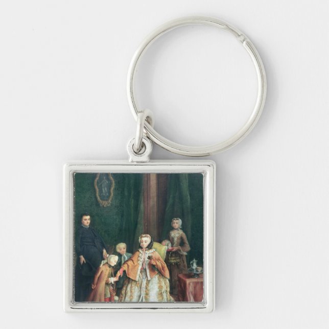 Kissing the Hand Key Ring (Front)