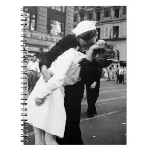 Kissing the War Goodbye at Times Square Notebook