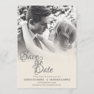 Kissing wedding couple in monochrome program