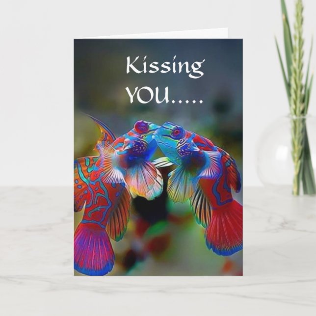 ***KISSING YOU*** MISTLETOE PROVIDED @ CHRISTMAS CARD (Front)