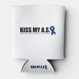 KissMyAS - Ankylosing Spondylitis Awareness Gifts Can Cooler