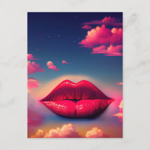 Kissy dreams postcard
