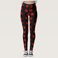 Kissy Lips Leggings