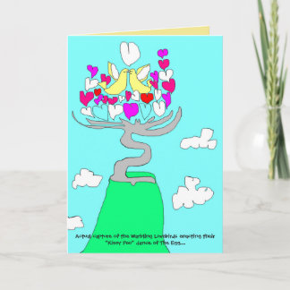 Kissy Poo Holiday Card