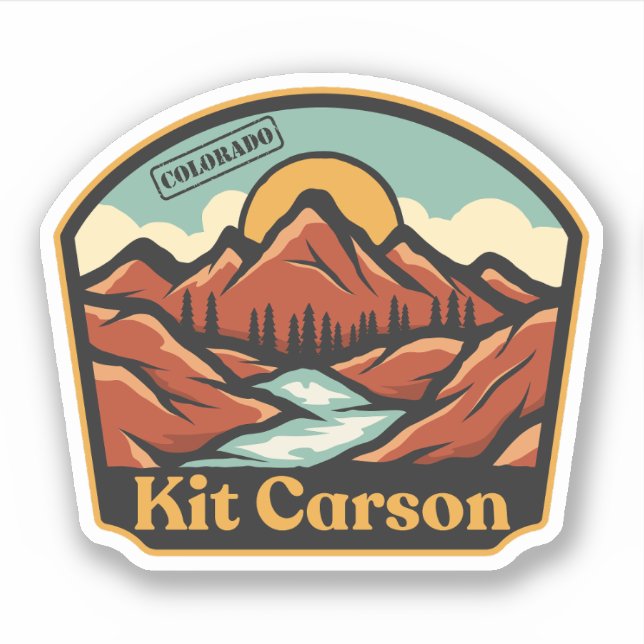 Kit Carson, Colorado Sticker (Front)
