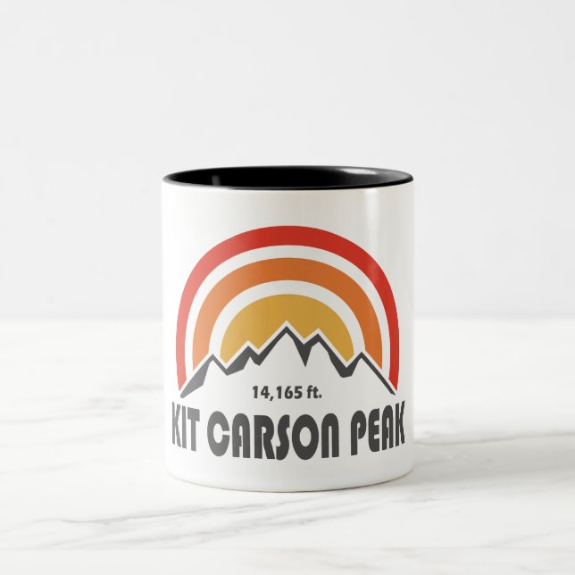 Kit Carson Peak Two-Tone Coffee Mug (Center)