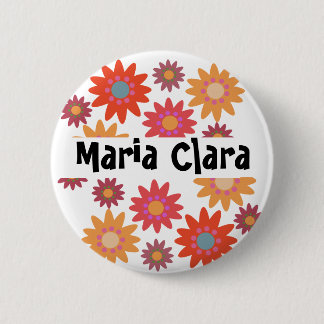 Kit Florido: Botão de Convidados 2 6 Cm Round Badge