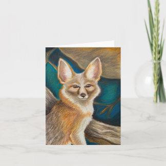 Kit Fox greeting card