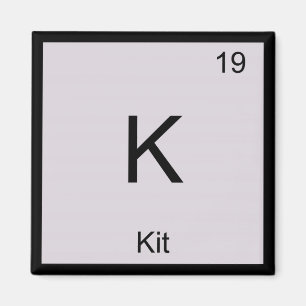 Kit Name Chemistry Element Periodic Table Magnet