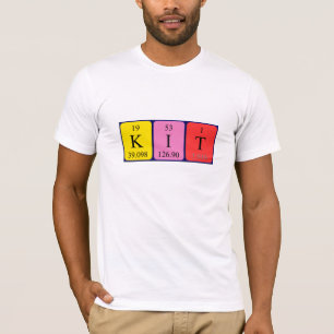 Kit periodic table name shirt