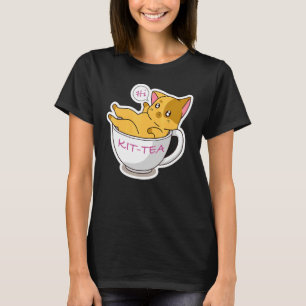 Kit Tea Cat Cute And Cat 3 T-Shirt