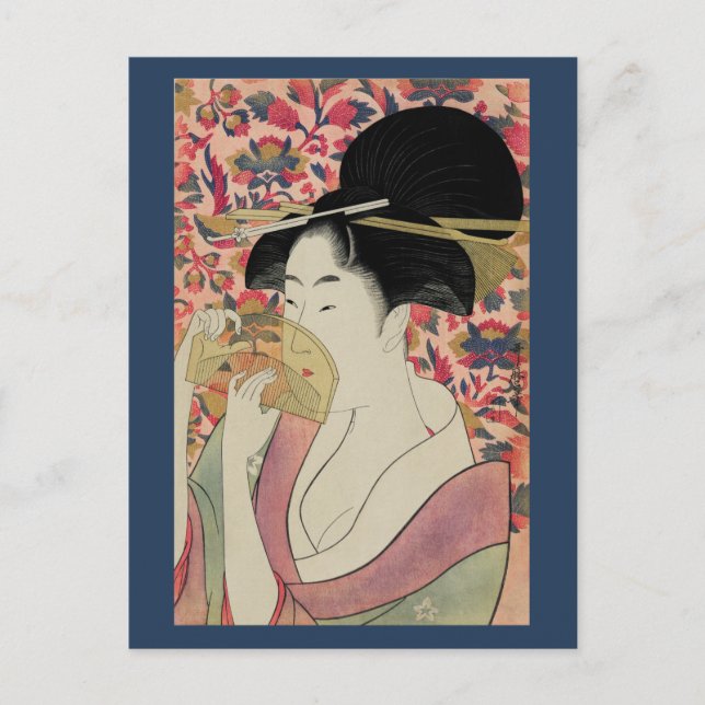 Kitagawa Utamaro 2 Postcard (Front)