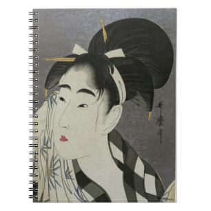 Kitagawa Utamaro’s Ase O Fuku Onna notebook