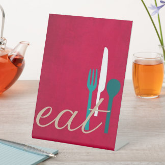  kitchan wall art print set  Pedestal Sign