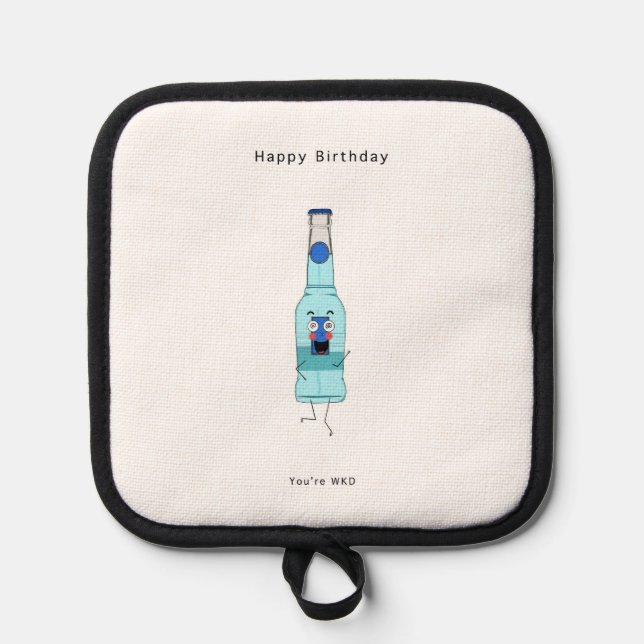 Kitchen accessory, You're wicked birthday magnet Pot Holder (Front)